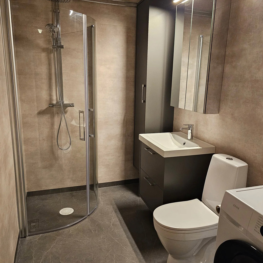 Badrumsrenovering Robertsfors